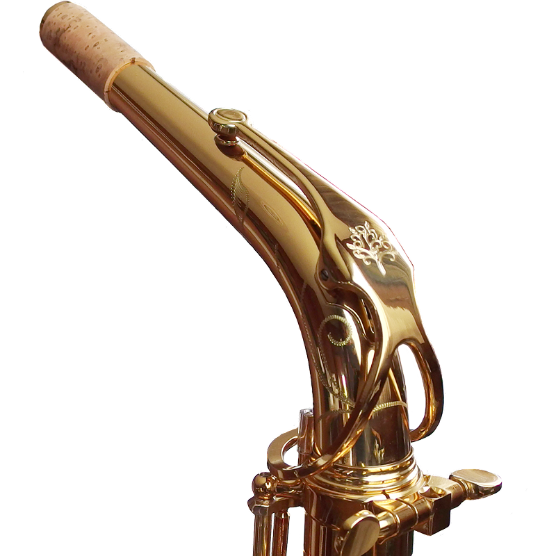 Forestone Classic Neck for Alto Saxophone - Gold Lacquered