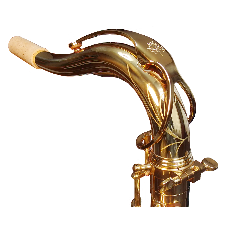 Forestone Classic Neck for Tenor Saxophone - Gold Lacquered