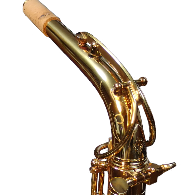 Forestone Vintage Neck for Alto Saxophone - Gold Lacquered